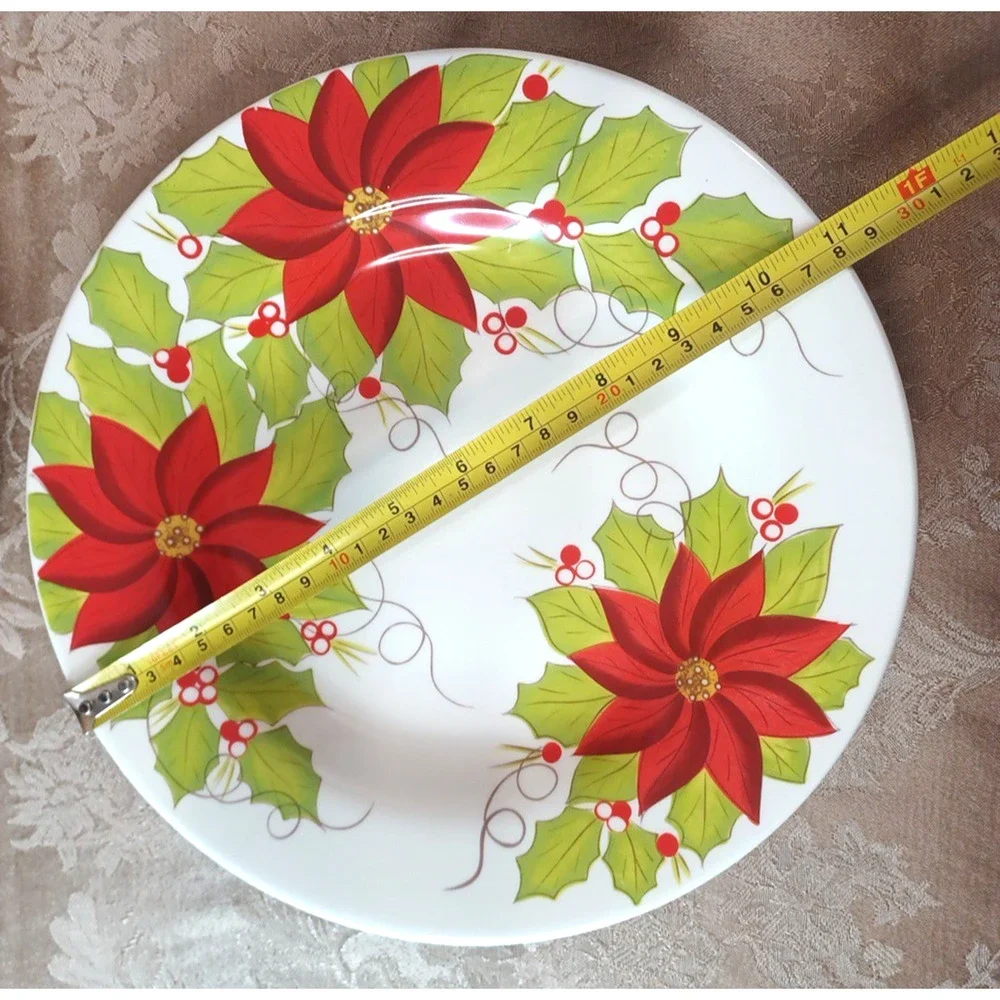 VTG 2 Pier 1 Poinsettia Christmas 11